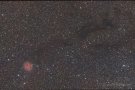 Kokon-Nebel im Sternbild Schwan (nur RGB ohne Filter)