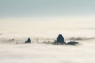 Burg Nideggen im Nebelbett