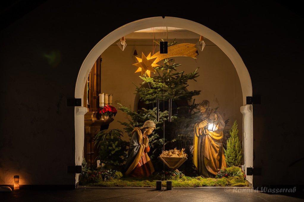 Weihnachtskrippe im Swister Turm