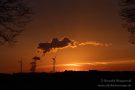 Sonnenuntergang Richtung Kraftwerk Weisweiler