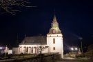 St. Michael in Steffeln bei Nacht