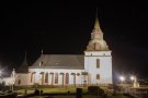 St. Michael  in Steffeln bei Nacht