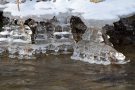 Eisformationen in der Kall