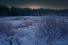 Blaue Stunde morgens am Hellenketel