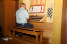 Andreas Cavelius an der Klais-Orgel 2260