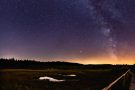 Im Hohen Venn - einzeiliges Panorama aus 5 Hochformatfotos 20 mm Brennweite (Vollformat), Blende 1.8, ISO 3200, je 15 Sekunden Belichtungszeit