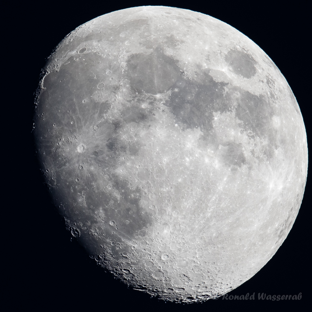 Zunehmender Mond über Höchenschwand