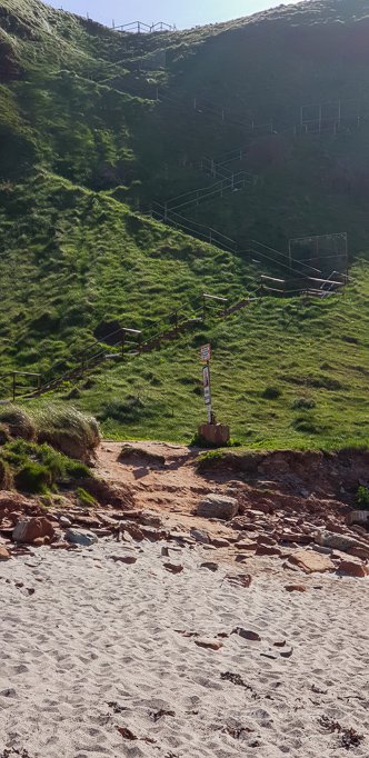 Treppe zum Oberland