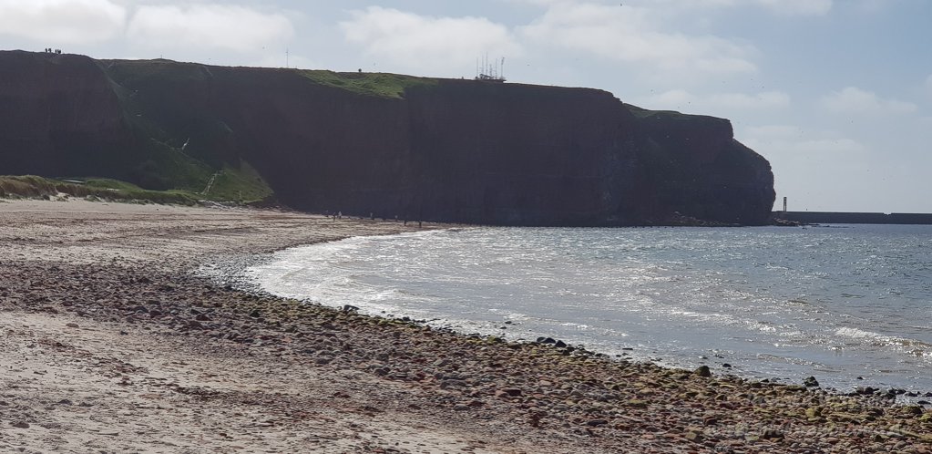 Der Nordstrand von Helgoland