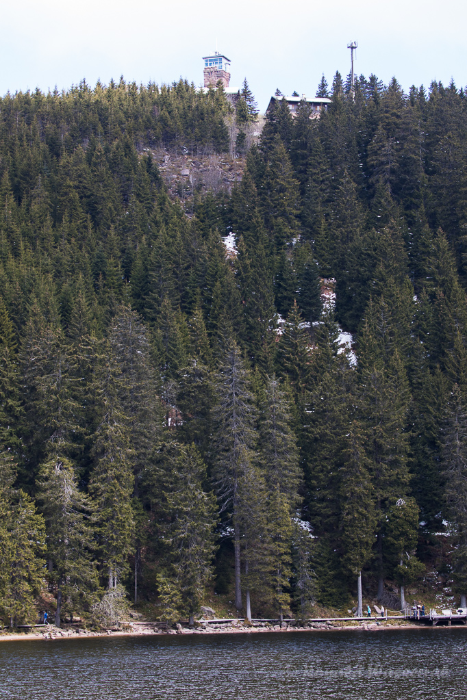 Blick auf Mummelsee und Hornisgrinde