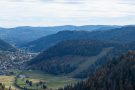 Blick auf Menzenschwand mit Alpen