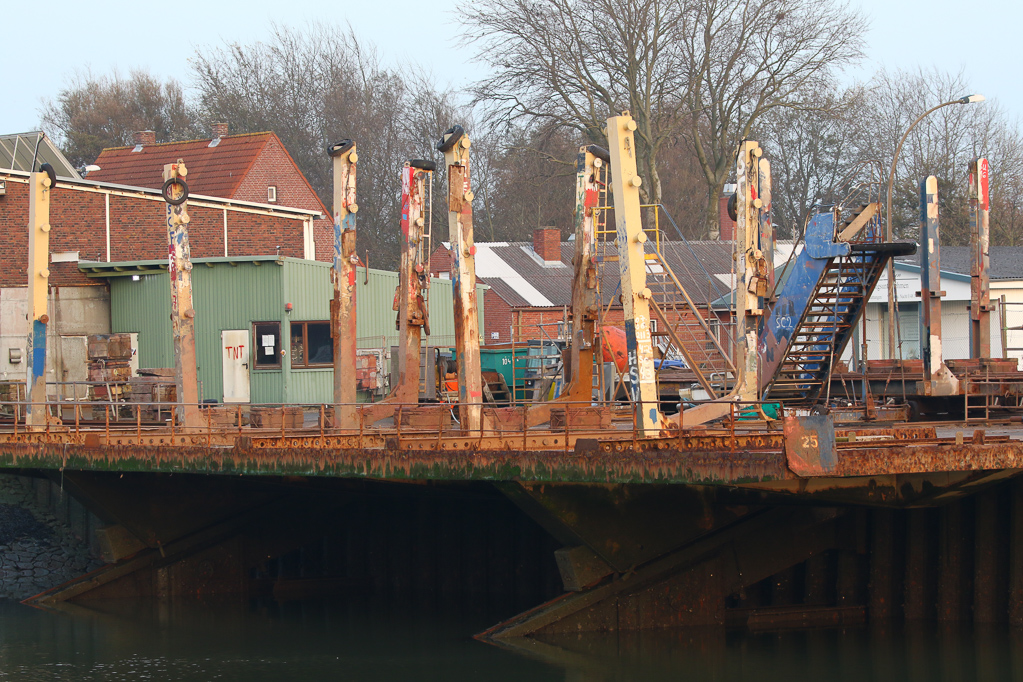 Trockendock im Büsumer Hafen