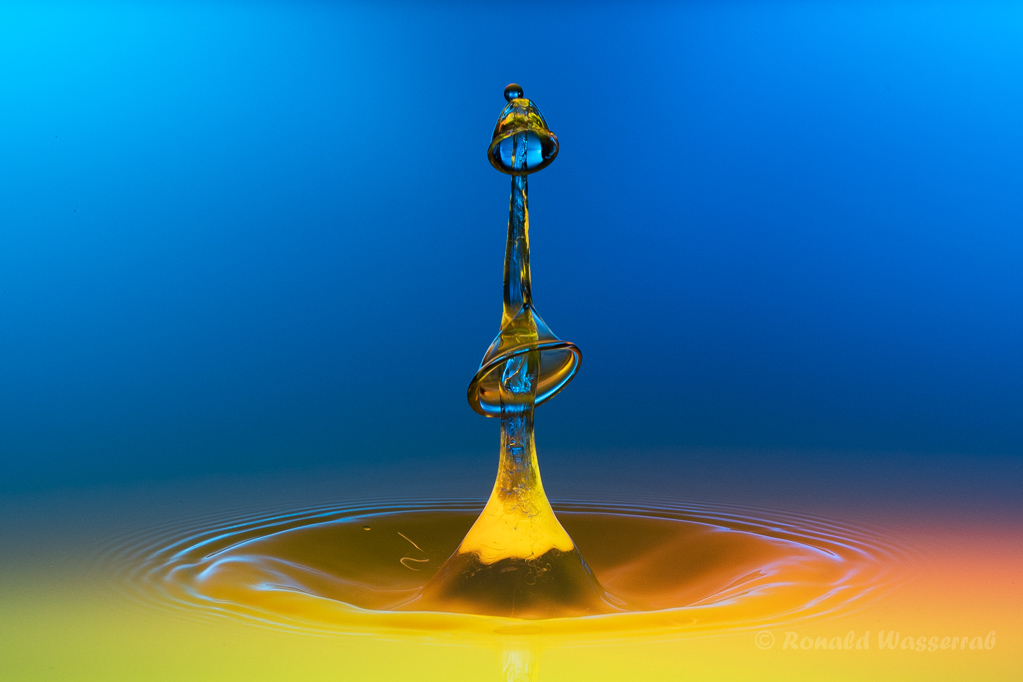 Säule mit zwei Hauben