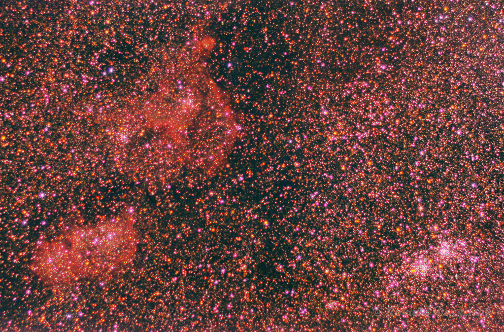 Himmel un Ääd - Herz- und Seelennebel mit h und chi Persei