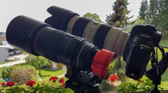 Canon-Objektive an Astro-Kameras – Adapter-Test