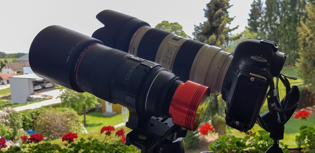Canon-Objektive an Astro-Kamera