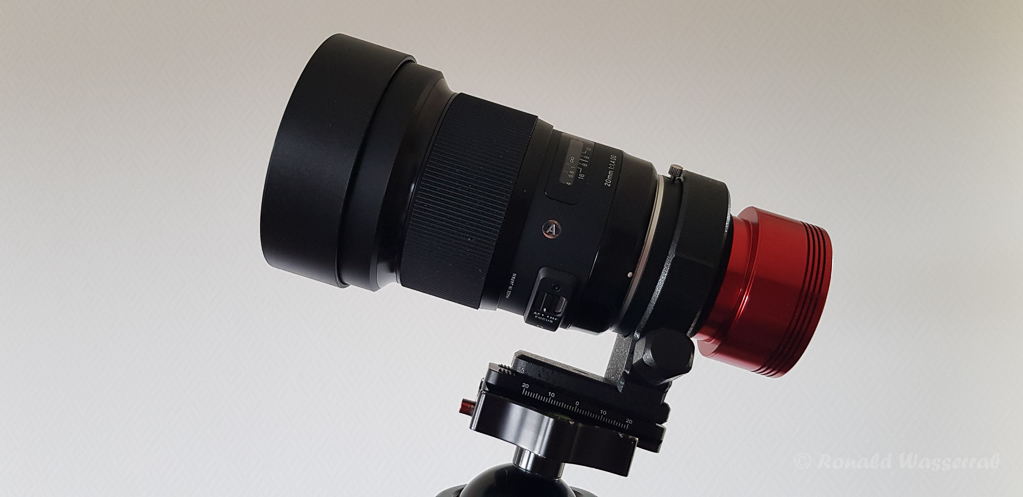 Canon-Objektive an Astro-Kameras