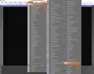 Screen Transfer Function (STF) öffnen