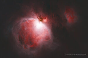 Deep-Sky-Fotos: Orionnebel (M42) - Schmalbandaufnahme "entsternt"
