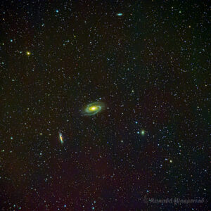Deep-Sky-Fotos: Bodes Galaxie (M81) und Zigarren-Galaxie (M82) im Sternbild Großer Bär