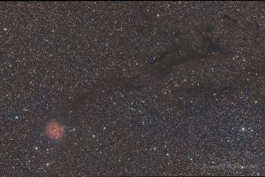 Kokon-Nebel im Sternbild Schwan (nur RGB ohne Filter)