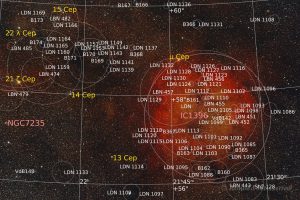 Sternbild Kepheus - IC 1396
