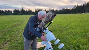 Die erste "Kanone" ist aufgesetzt (Foto: Florian Girardin)