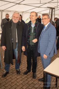 Unser Ortsvorsteher Paul Bolz, Thomas Rachel (MdB) und Pfarrer Josef Wolff