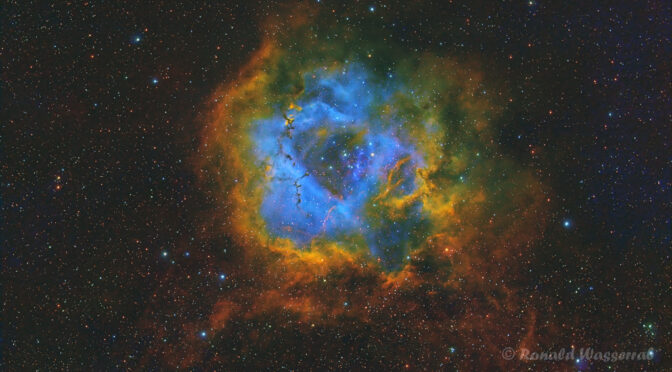 NGC 2244 – Der Rosettennebel im Sternbild Einhorn