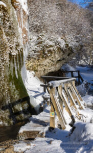 Dreimühlen-Wasserfall - Am Steg