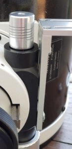 Montageschiene locker angeschraubt