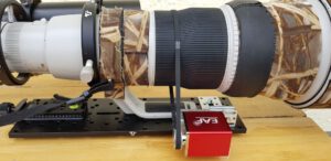 ZWO-EAF an einem Canon EF 600mm/f4L IS II USM montiert