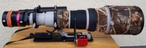 Astrofotografie mit dem Canon EF 600 - Gesamtsystem mit ZWO-EAF