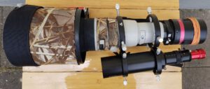 Astrofotografie mit dem Canon EF 600 - Ausrichtung des Guidescopes