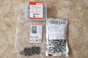 EAF an DSLR-Objektiven - Schraubensätze