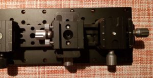 EAF an DSLR-Objektiven- Fertig angebrachte Guider-Klemme