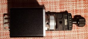 EAF an DSLR-Objektiven - Befestigung der EAF-Einheit auf die Nodal-/Makro-Schiene