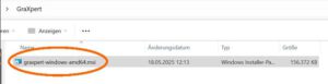 GraXpert installieren