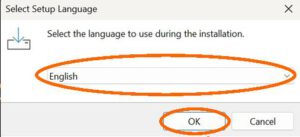 Siril 1.4 Sprachwahl