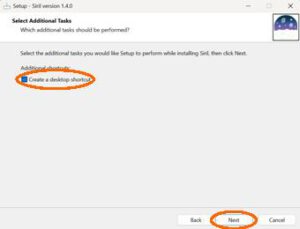 Siril 1.4 Desktop-Shortcut anlegen