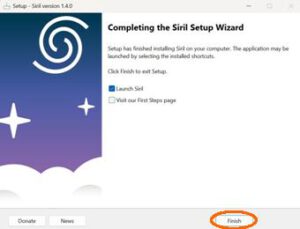 Siril 1.4 ist nun installiert