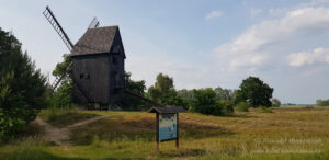 Im Havelland: Bockwindmühle am Gülper See