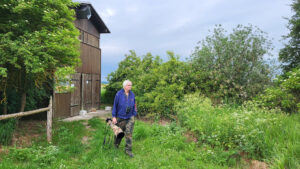 Der Beobachtungsturm an den Belziger Landschaftswiesen hatte nichts zu bieten