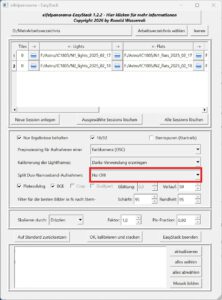 Kurzanleitung für EasyStack - Duo-Narrowband-Splitting