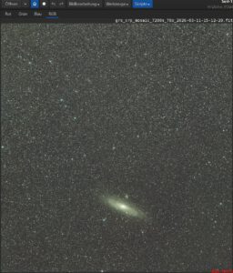 EasyStack - Mosaik mit Crop und nach GraXpert-Glättung