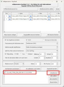 Kurzanleitung für EasyStack - Ergebnis in der Mosaik-Kachel-Liste