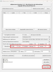 Aufruf EasyStack: Mosaik-Optionen
