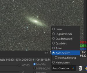 DeepSky-Mosaik: Ansicht stretchen