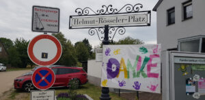 Danke! (an der Kirche/am Kindergarten)