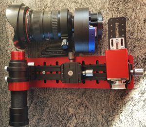 QHY MiniCam8 an Canon-Objektiven: Canon EF 17-40mm f/4L USM an der MiniCam